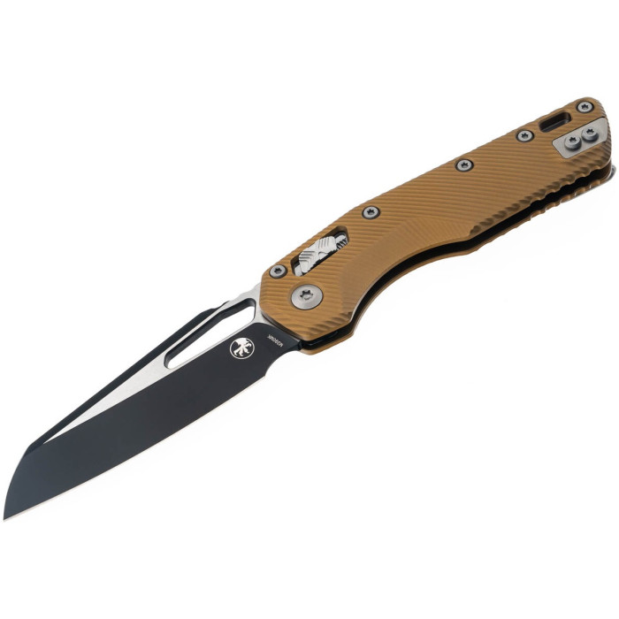 Ніж складаний Microtech MSI SE, fluted black, алюміній, tan (210-1FLTA)