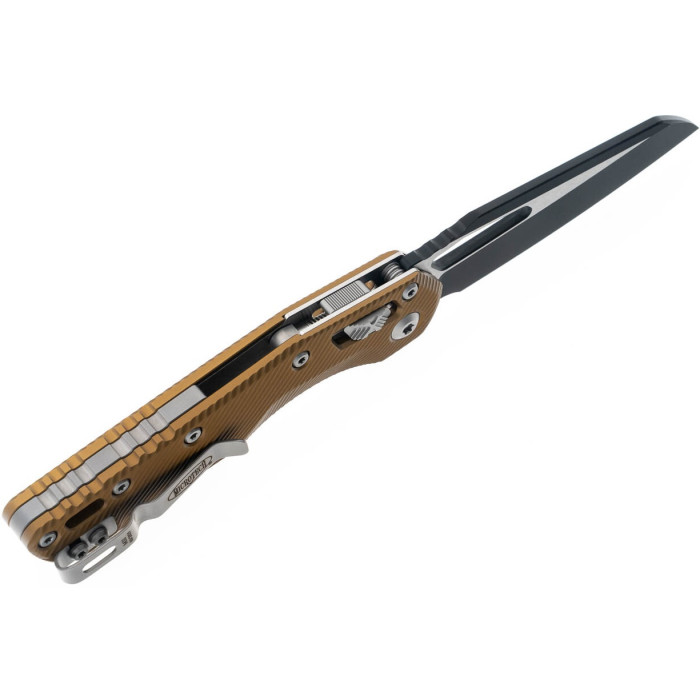 Ніж складаний Microtech MSI SE, fluted black, алюміній, tan (210-1FLTA)