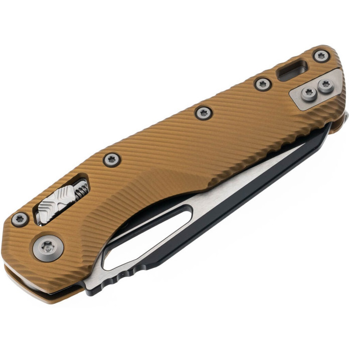 Ніж складаний Microtech MSI SE, fluted black, алюміній, tan (210-1FLTA)