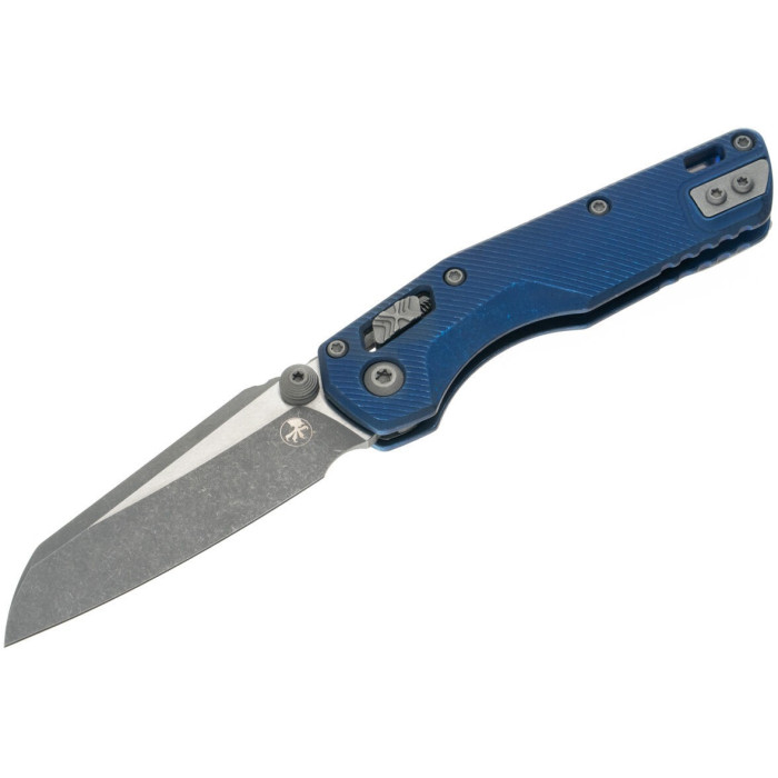 Ніж складаний Microtech MSI Mini Ram-Lok Marfione Select Apoc Fluted Antique blue anodized Ti (210M-10APFLMS2)