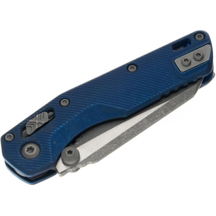 Ніж складаний Microtech MSI Mini Ram-Lok Marfione Select Apoc Fluted Antique blue anodized Ti (210M-10APFLMS2)