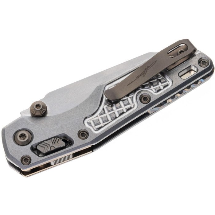 Нож складной Microtech MSI Mini Ram-Lok Marfione Select Stnwsh Frag Ti w/ flamed Ti/Br Dbl Vapor (210M-10FRMS5)