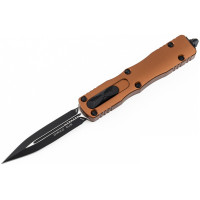 Нож складной Microtech Dirac D/E OTF, черный клинок, рукоятка tan (225-1TA)