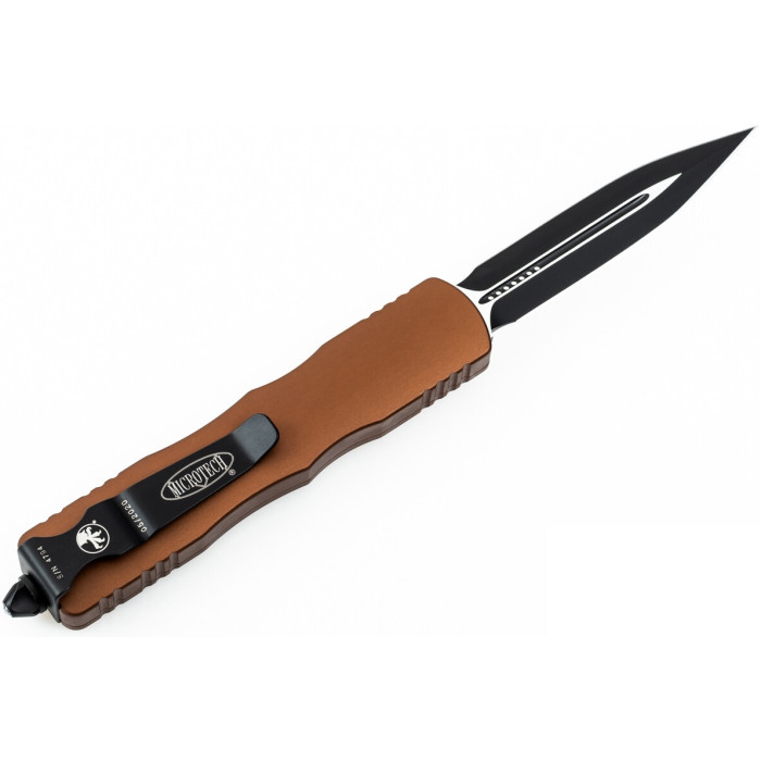 Нож складной Microtech Dirac D/E OTF, черный клинок, рукоятка tan (225-1TA)