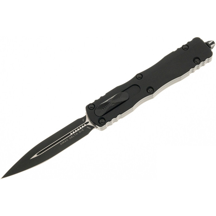 Ніж складаний Microtech Dirac Delta D/E OTF, чорний клинок, чорне руків'я (227-1T)