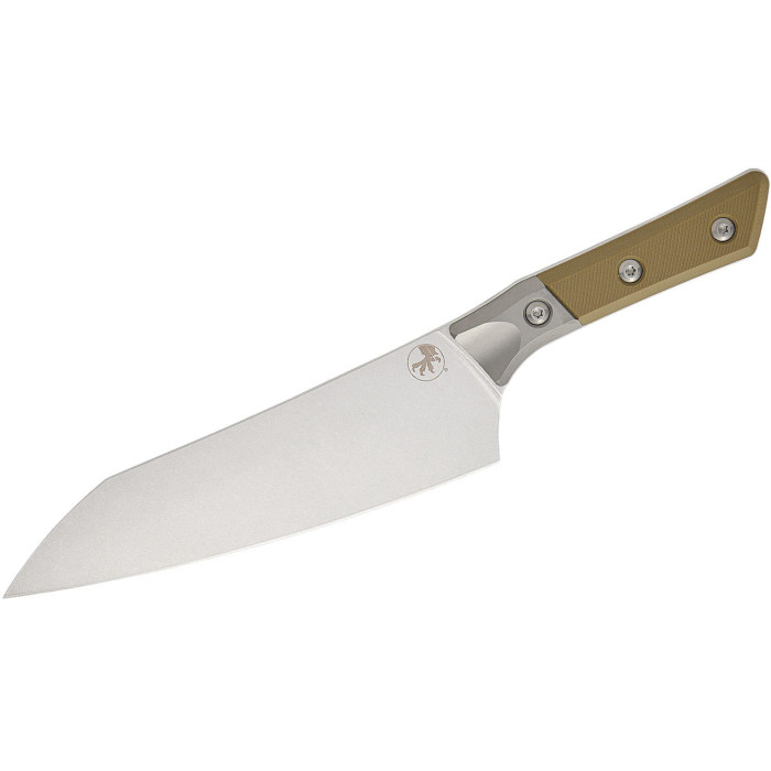 Шеф-нож Microtech 8" Stonewash Standard OD Green G-10 с больстером (3000B-10OD)