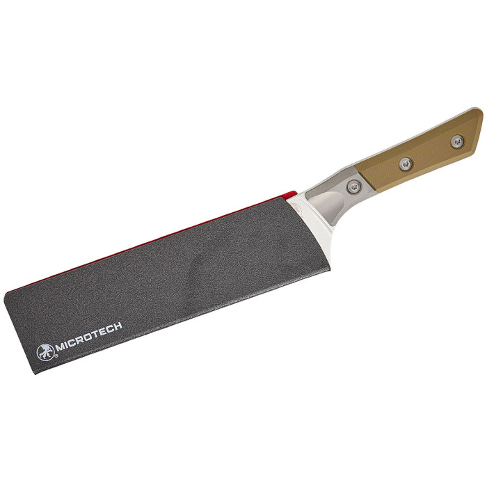 Шеф-нож Microtech 8" Stonewash Standard OD Green G-10 с больстером (3000B-10OD)