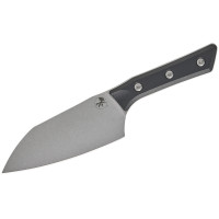 Кухонный нож Microtech Santoku 6" Stonewash Black G-10 (3200-10BK)