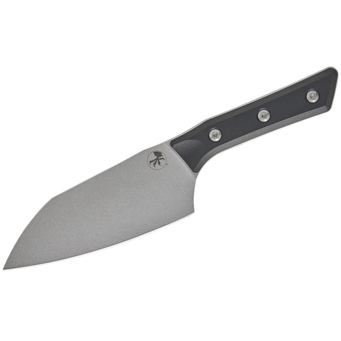 Кухонный нож Microtech Santoku 6" Stonewash Black G-10 (3200-10BK)