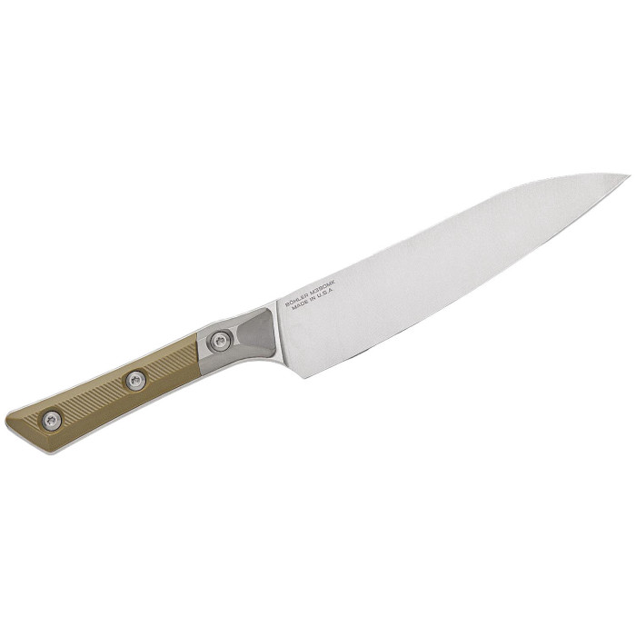 Универсальный кухонный нож Microtech Utility 6" OD Green G-10 с больстером (3400B-10OD)