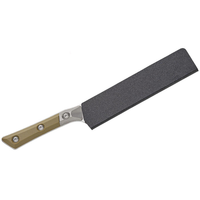 Универсальный кухонный нож Microtech Utility 6" OD Green G-10 с больстером (3400B-10OD)