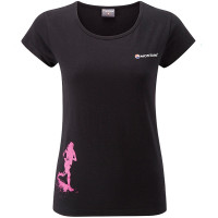 Футболка жіноча Montane Female Trail Racer T-shirt Black (5055571704814)
