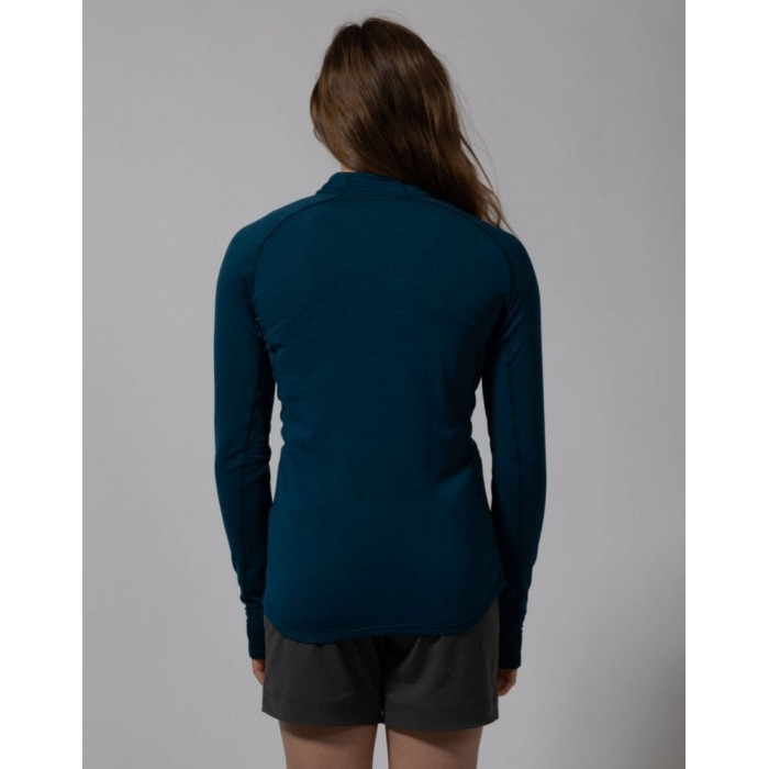 Кофта женская Montane Female Allez Micro Pull-On Zanskar Blue (FAMPOZAN)