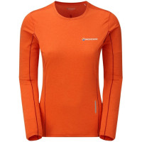 Футболка женская Montane Female Blade Long Sleeve T-Shirt Paprika (FBLLSPAP)