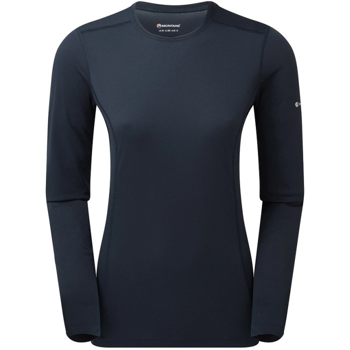 Футболка женская Montane Female Dart Lite Long Sleeve T-Shirt Eclipse Blue (FDLLSECL)