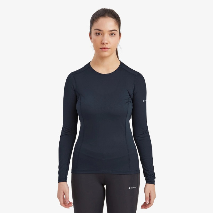 Футболка женская Montane Female Dart Lite Long Sleeve T-Shirt Eclipse Blue (FDLLSECL)
