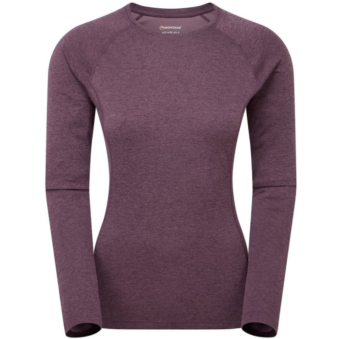 Футболка женская Montane Dart Long Sleeve T-Shirt, Mulberry (FDLSTMUL)