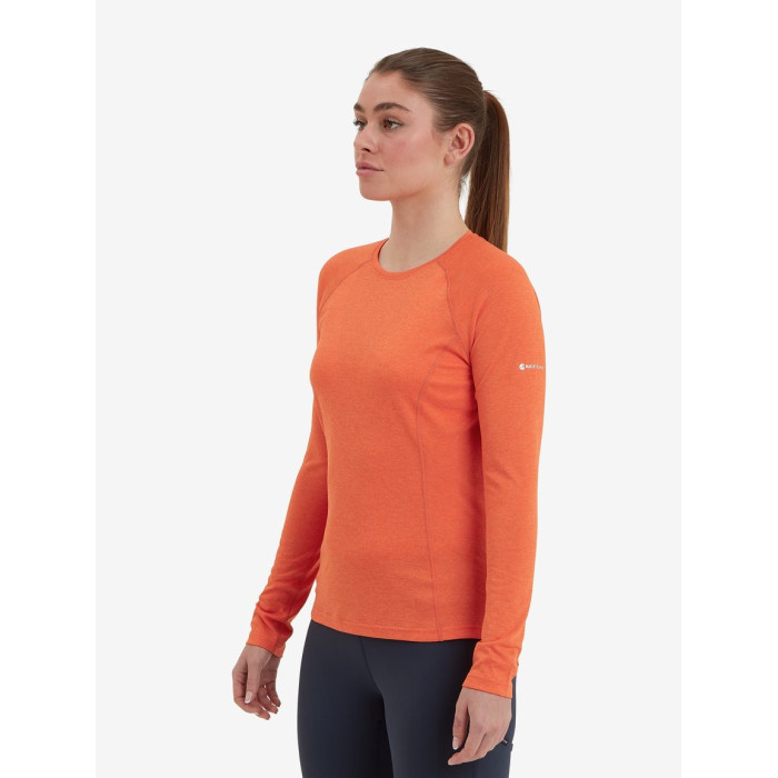 Футболка женская Montane Dart Long Sleeve T-Shirt, Mulberry (FDLSTMUL)