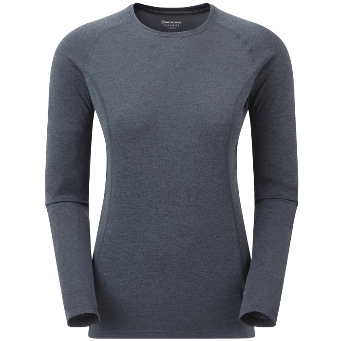 Футболка жіноча Montane Female Dart Long Sleeve T-Shirt Eclipse Blue (FDRLSECL)