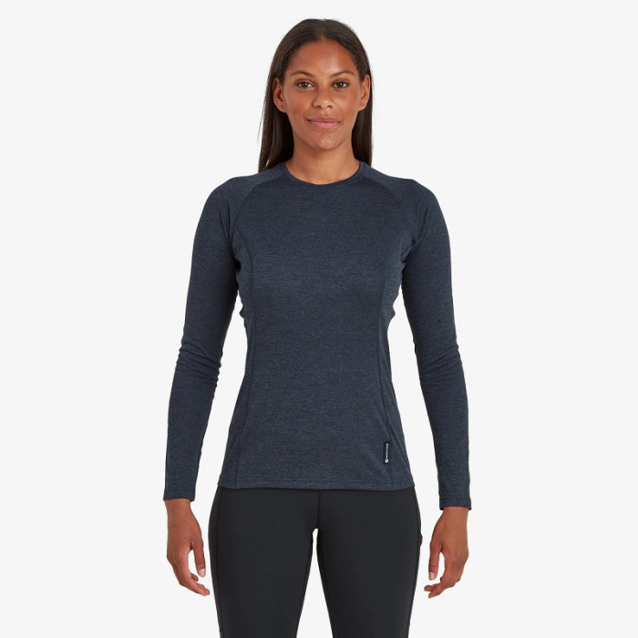 Футболка жіноча Montane Female Dart Long Sleeve T-Shirt Eclipse Blue (FDRLSECL)