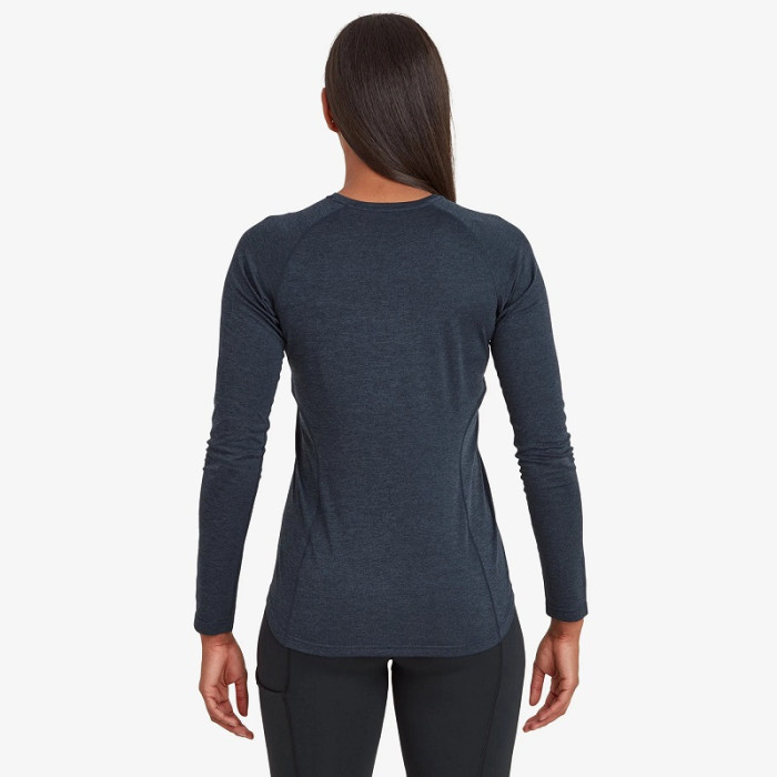 Футболка жіноча Montane Female Dart Long Sleeve T-Shirt Eclipse Blue (FDRLSECL)