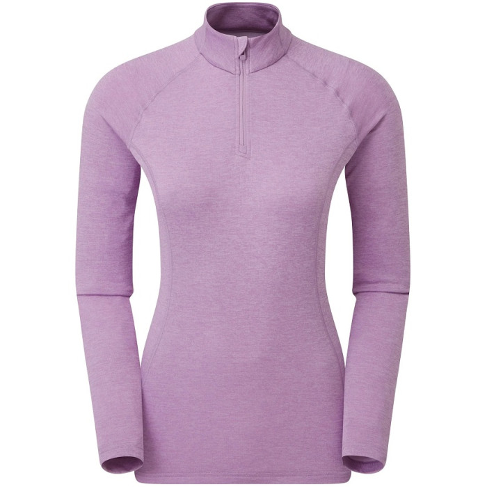 Футболка женская Montane Female Dart Zip-Neck Allium (FDRZNALM)