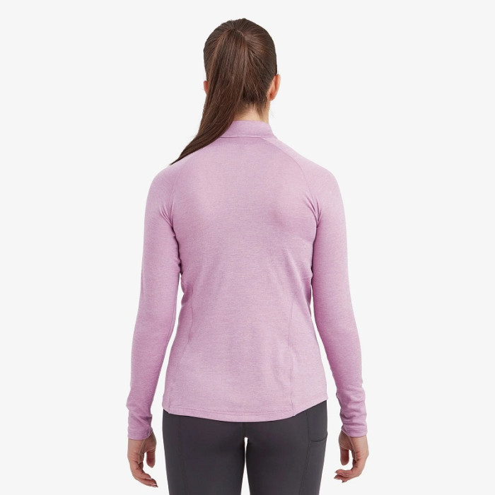 Футболка женская Montane Female Dart Zip-Neck Allium (FDRZNALM)