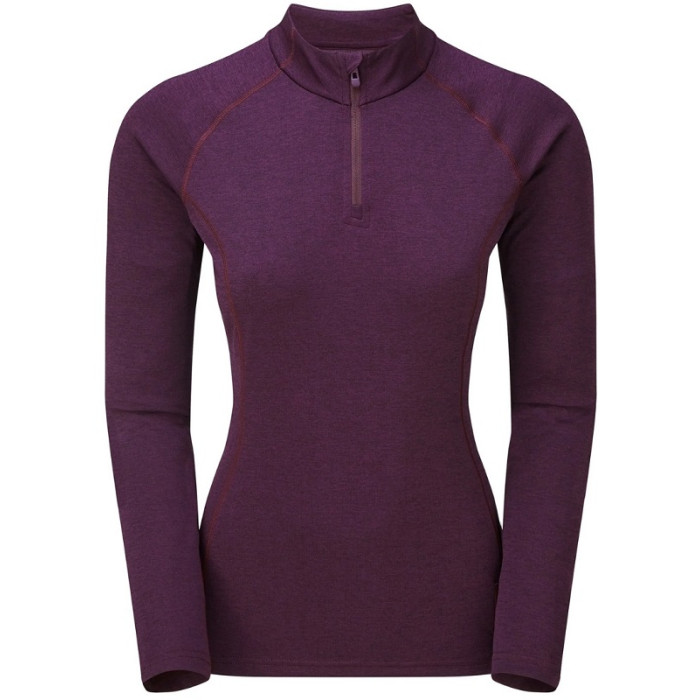 Футболка женская Montane Female Dart Zip-Neck Saskatoon Berry (FDRZNSAS)