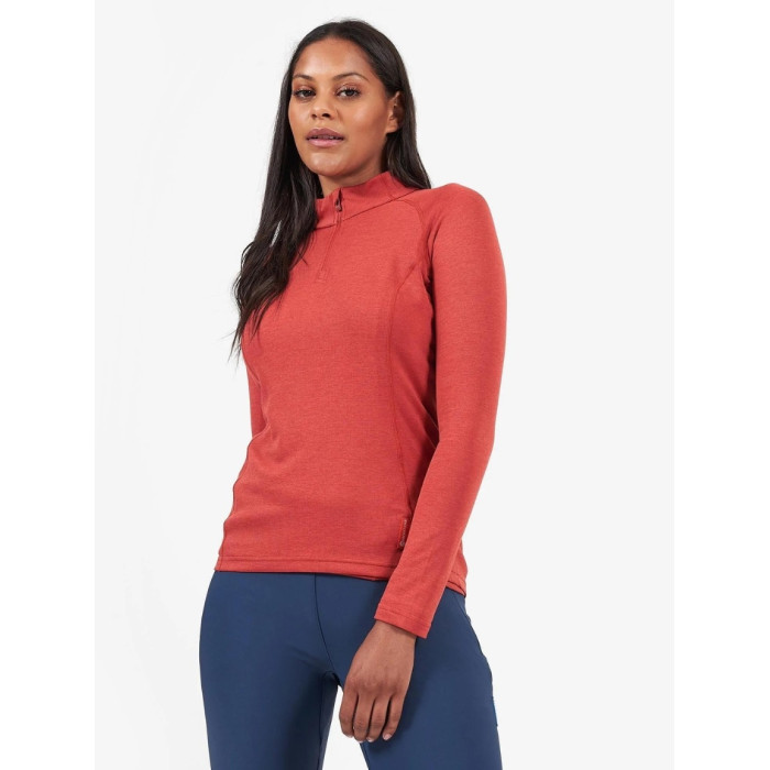 Футболка женская Montane Female Dart Zip-Neck Saskatoon Berry (FDRZNSAS)