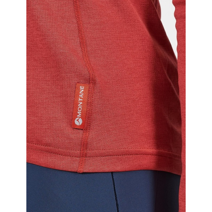 Футболка женская Montane Female Dart Zip-Neck Saskatoon Berry (FDRZNSAS)