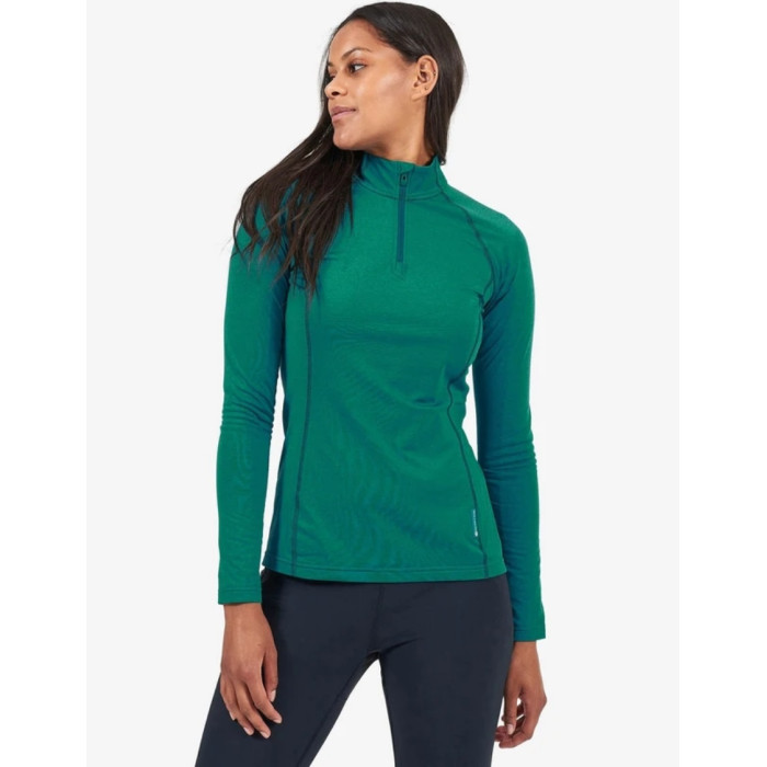 Термофутболка женская Montane Female Dart Thermo Zip Neck Black (FDTZNBLA)