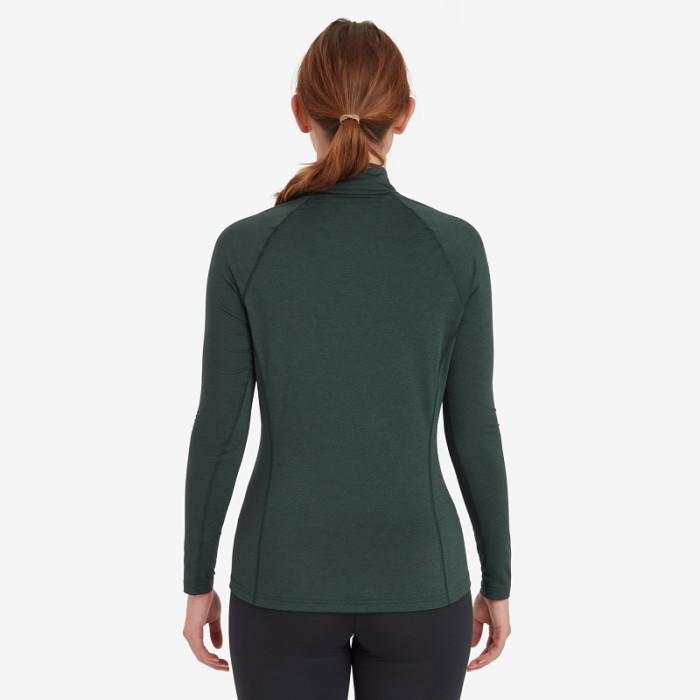 Термофутболка женская Montane Female Dart XT Zip Neck Deep Forest (FDXZNDFO)