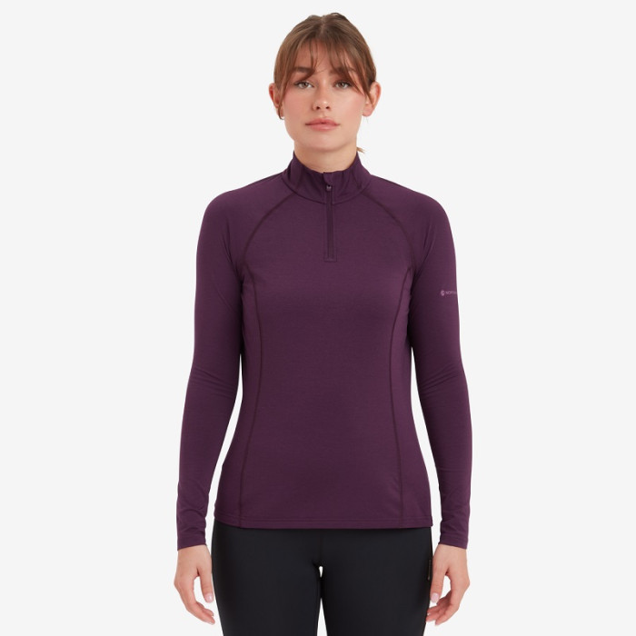 Термофутболка жіноча Montane Female Dart XT Zip Neck Saskatoon Berry (FDXZNSAS)