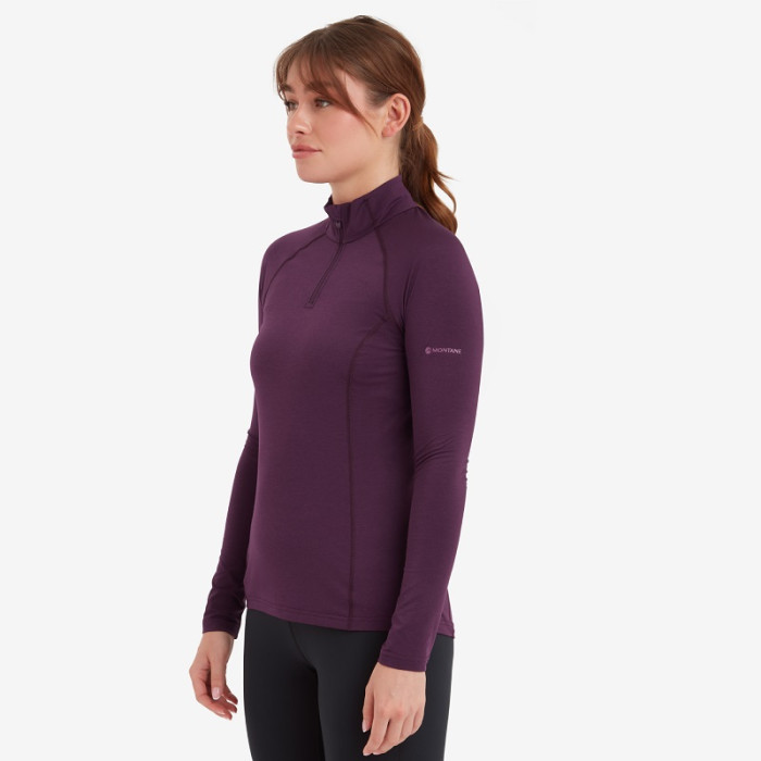 Термофутболка жіноча Montane Female Dart XT Zip Neck Saskatoon Berry (FDXZNSAS)