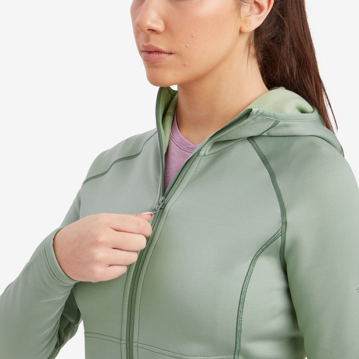 Куртка женская Montane Female Fury Hoodie Pale Sage (FFRYHSAG)