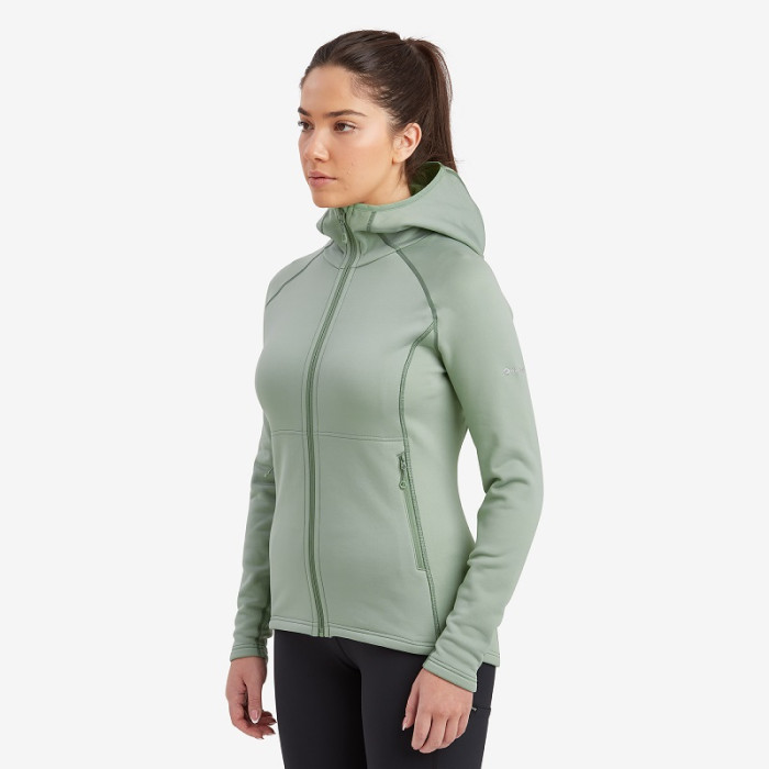 Куртка женская Montane Female Fury Hoodie Pale Sage (FFRYHSAG)