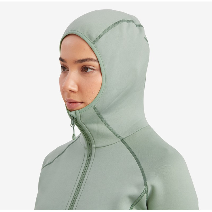 Куртка женская Montane Female Fury Hoodie Pale Sage (FFRYHSAG)