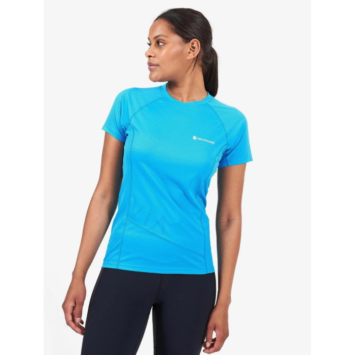 Футболка жіноча Montane Female Katla T-Shirt Cerulean Blue (FKTSHCER)