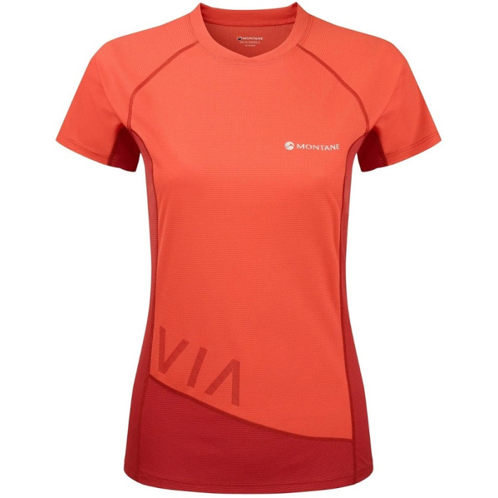 Футболка жіноча Montane Female Katla T-Shirt Paprika (FKTSHPAP)