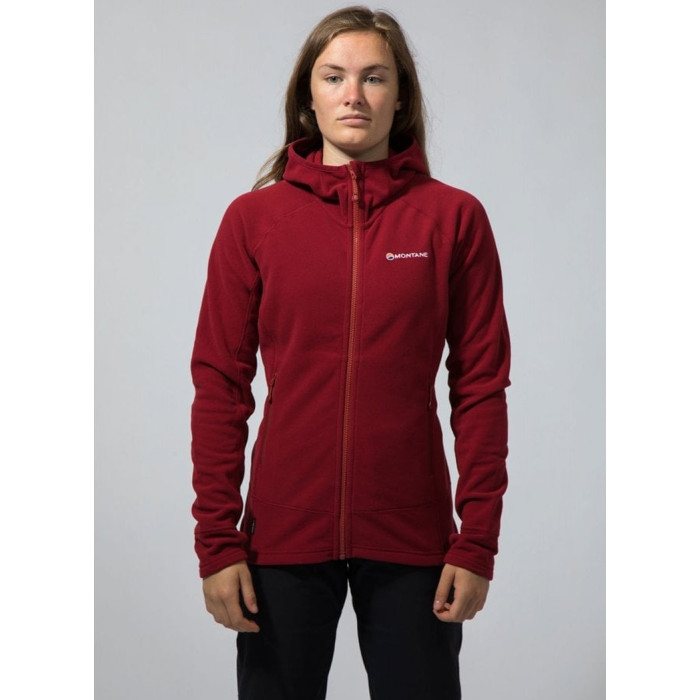 Кофта женская Montane Female Lyra Hoodiel Tibetan Red (FLYHOTIB)