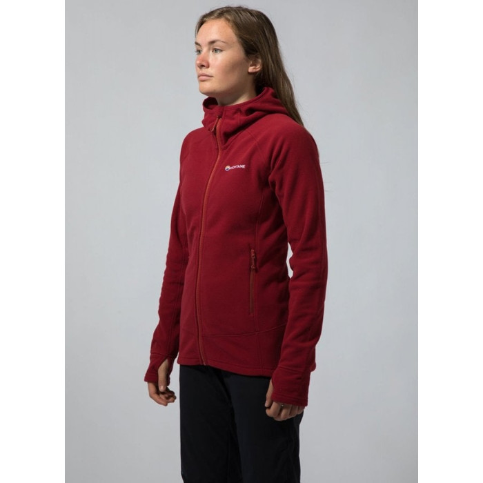 Кофта женская Montane Female Lyra Hoodiel Tibetan Red (FLYHOTIB)