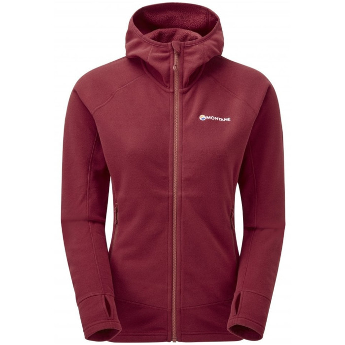Кофта женская Montane Female Lyra Hoodiel Tibetan Red (FLYHOTIB)