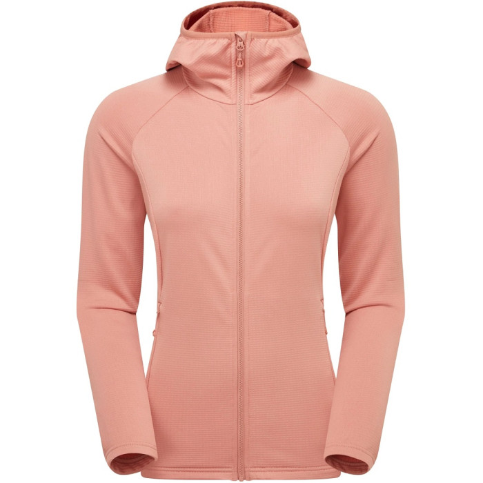 Флис женский Montane Protium Hoodie, Pink Clay (FPRHO.PCL)
