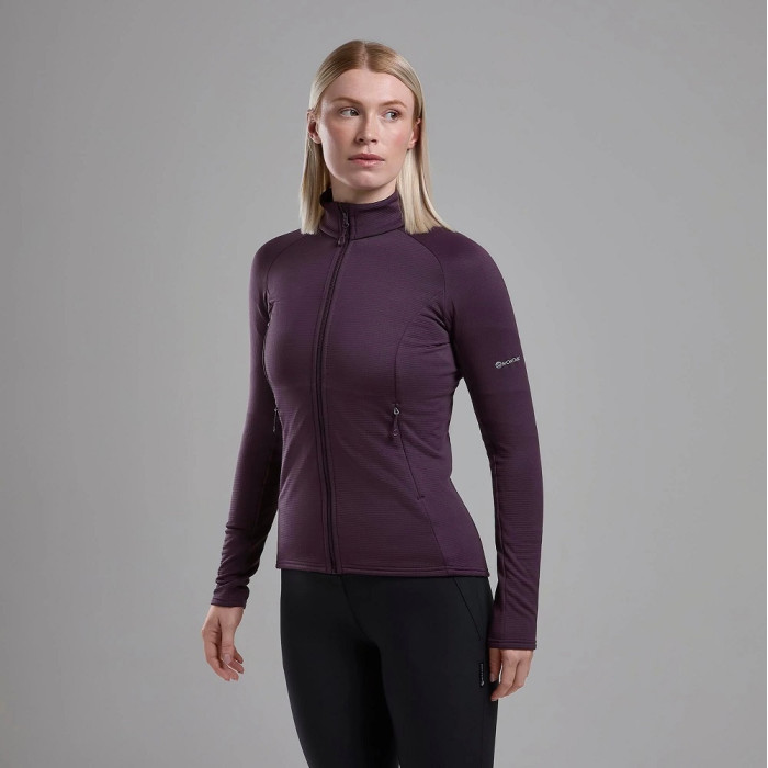 Флис женский Montane Protium Jacket, Mulberry (FPRMJ.MUL)