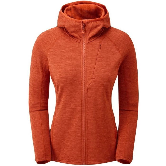 Фліс жіночий Montane Female Protium Hoodie Paprika (FPROHPAP)