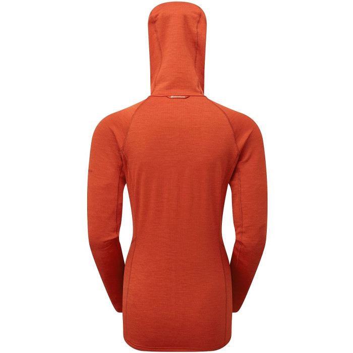 Фліс жіночий Montane Female Protium Hoodie Saffron Red (FPROHSAF)