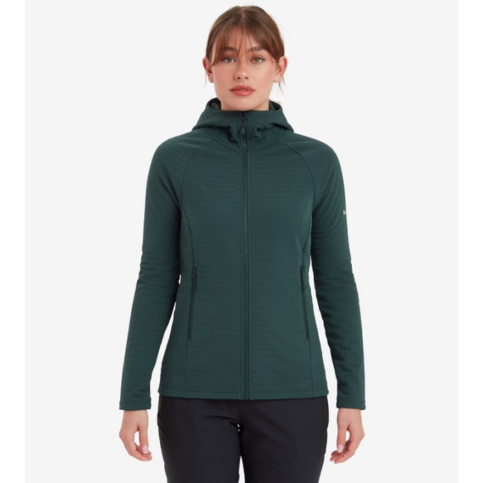 Флис женский Montane Female Protium XT Hoodie Deep Forest (FPRXJDFO)
