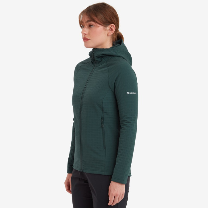 Флис женский Montane Female Protium XT Hoodie Deep Forest (FPRXJDFO)