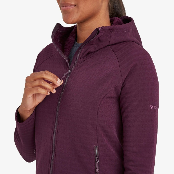 Флис женский Montane Female Protium XT Hoodie Saskatoon Berry (FPRXJSAS)