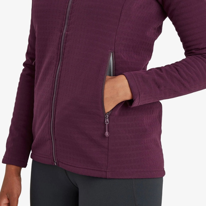 Флис женский Montane Female Protium XT Hoodie Saskatoon Berry (FPRXJSAS)